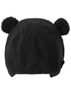 Baby ear shaped hat 1100012999 BLACK - MINI RODINI - BALAAN 4