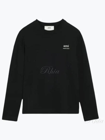 Alexandre Mattiussi Long Sleeve T-Shirt Black - AMI - BALAAN 2