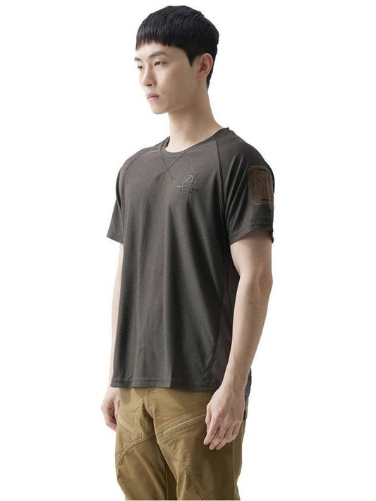 patchwork tshirt smokey gray - MAGFORCE - BALAAN 2