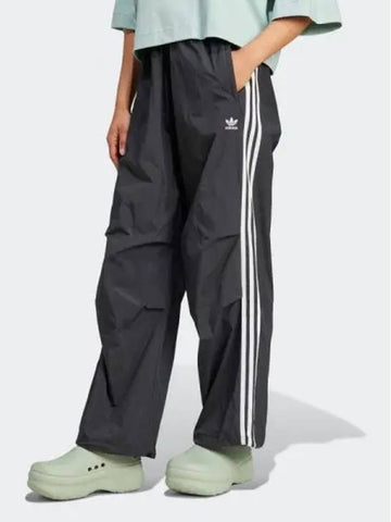 3S Woven Parachute Pants BLACK - ADIDAS - BALAAN 1