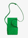 Intrecciato Cassette Small Cross Bag Green - BOTTEGA VENETA - BALAAN 7