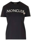 Lettering T Shirt Black 8C000 06 829HP 999 - MONCLER - BALAAN 1