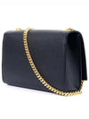 Gold Tassel Textured Kate Small Cross Bag Black - SAINT LAURENT - BALAAN 5