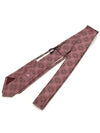 GG Pattern Slim Silk Tie Red - GUCCI - BALAAN 7