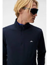 Men s Luke Quarter Zip up Golf Midlayer Navy GMJS10943 6855 - J.LINDEBERG - BALAAN 3