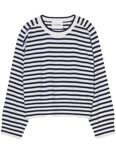 Closed Striped Crew Neck Clothing - CLOSED - BALAAN 1