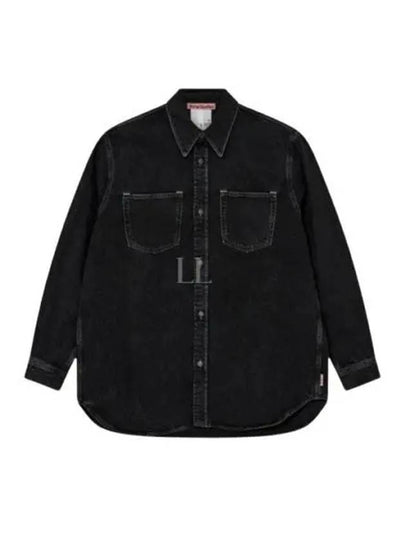 long sleeve shirt CB0082 900 BLACK - ACNE STUDIOS - BALAAN 2