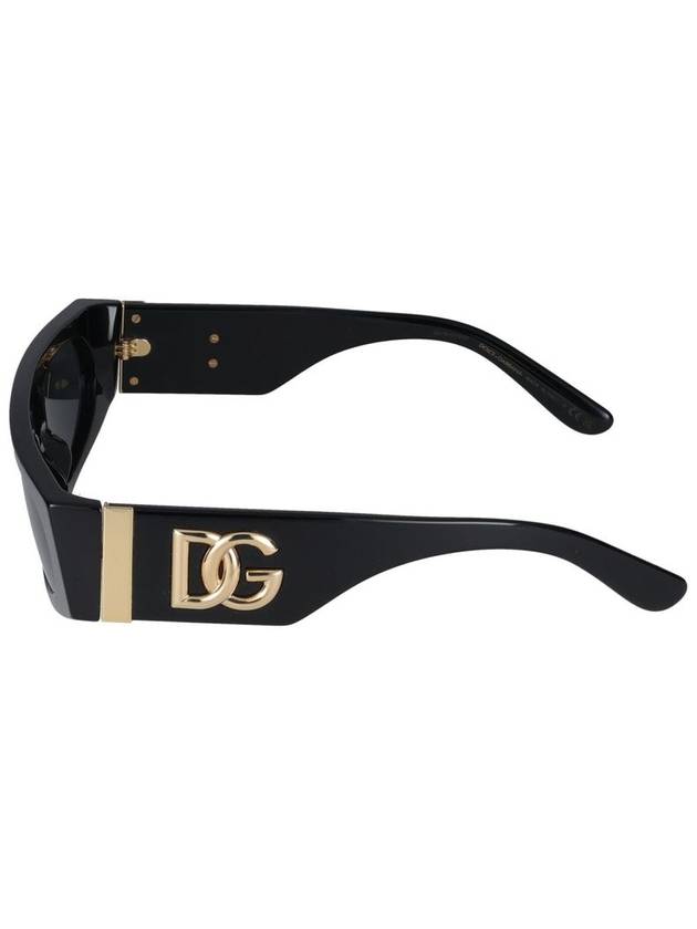 sunglasses DG4411 501 87 BLACK - DOLCE&GABBANA - BALAAN 4