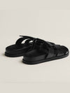 Chypre Calfskin Sandals Black - HERMES - BALAAN 4