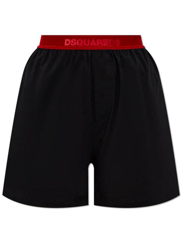 Dsquared2 Cotton Underwear Shorts, Women's, Black - DSQUARED2 - BALAAN 1