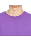 Men's Diag Tab Over Short Sleeve T-Shirt Purple - OFF WHITE - BALAAN 7