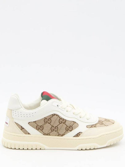 Original GG Canvas Low Top Sneakers Beige White - GUCCI - BALAAN 2