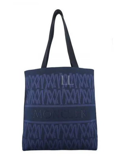 Knit Tote Bag Navy - MONCLER - BALAAN 2