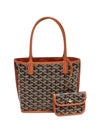 Anjou Reversible Mini Tote Bag Black Tan - GOYARD - BALAAN 1