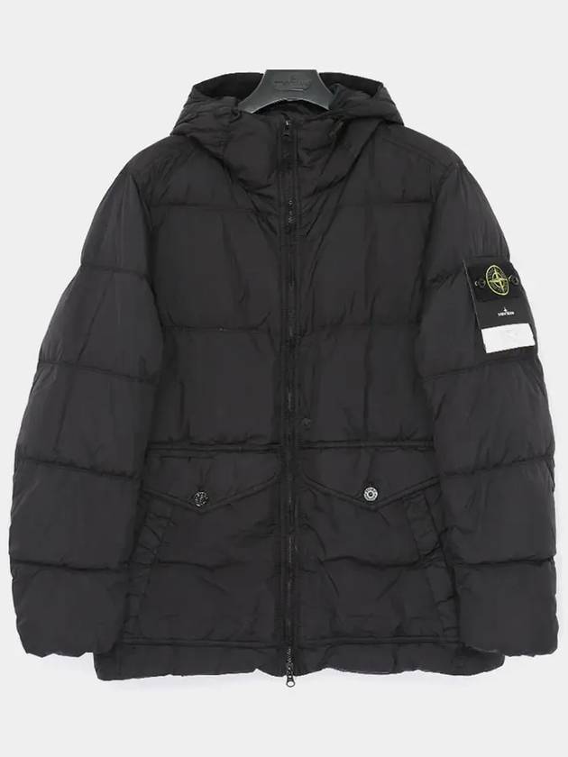 Crinkle Reps Re-Nylon Down Padding Black - STONE ISLAND - BALAAN 4