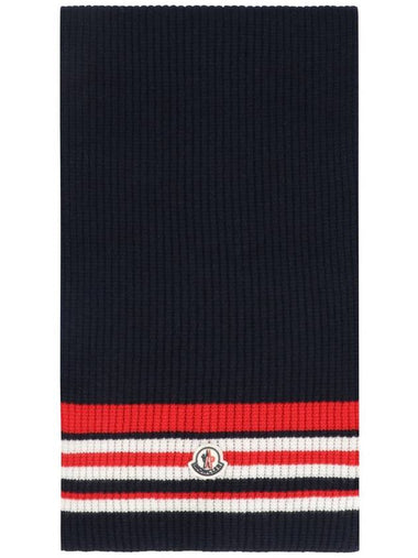 Moncler Wool And Cashemre Scarf - MONCLER - BALAAN 1