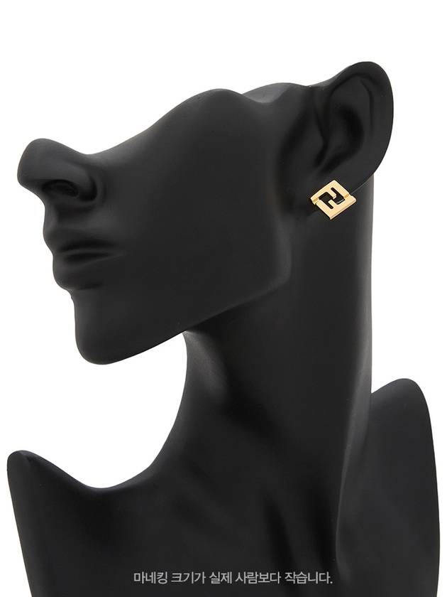 Forever Metal Earrings Gold - FENDI - BALAAN 6