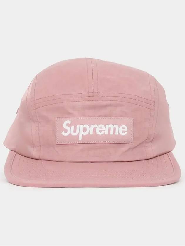 patch logo waxed ripstop camp cap FW24H16 LT PINK - SUPREME - BALAAN 3