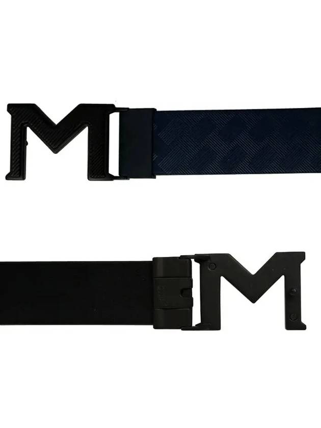 Buckle Extreme 3 0 Reversible Belt Blue - MONTBLANC - BALAAN 3