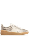 Upvillage Lace-Up Low-Top Sneakers Silver - VALENTINO - BALAAN 1