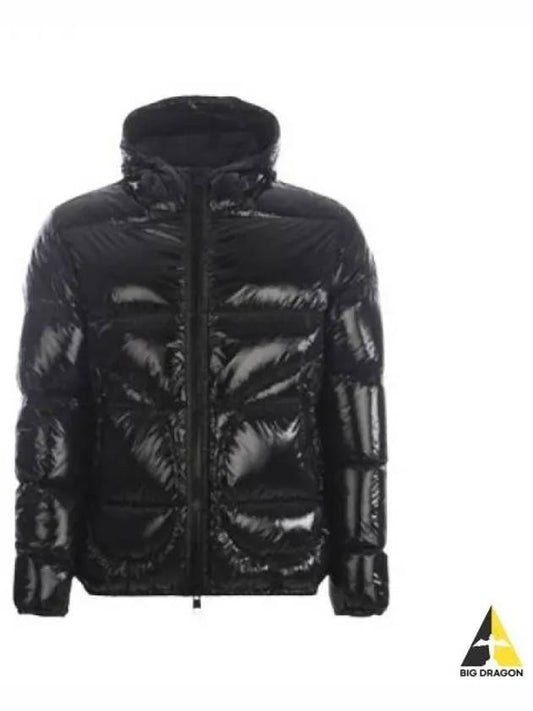 Men's Gloss Regular Fit Bomber Jacket Black - HERNO - BALAAN 2