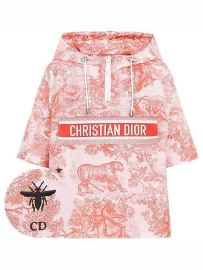 Riviera Short Sleeve Hoodie Coral - DIOR - BALAAN 2