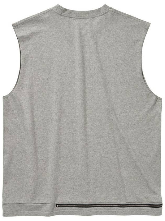 ZIP SLEEVELESS TOP GRAY - LIBERE - BALAAN 2