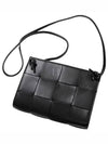 Intrecciato Cassette Mini Cross Bag Black - BOTTEGA VENETA - BALAAN 2