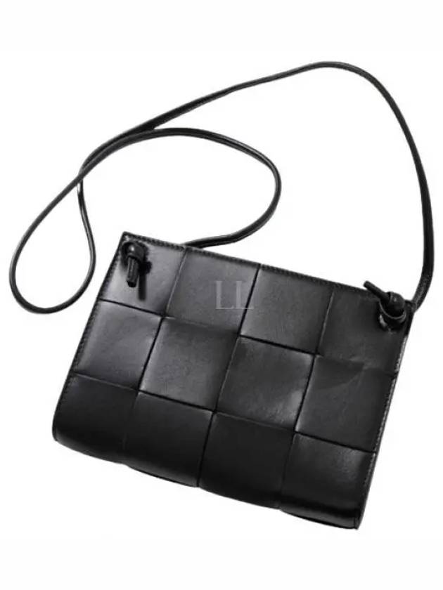 Intrecciato Cassette Mini Cross Bag Black - BOTTEGA VENETA - BALAAN 2