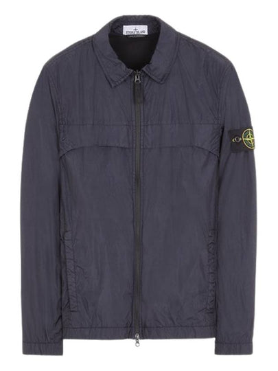 Garment Dyed Crinkle Reps R-NY Jacket Blue - STONE ISLAND - BALAAN 2