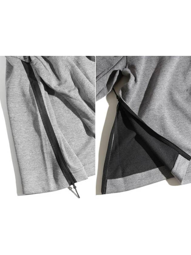 01805215091Tech fleece pullover funnel neck hooded tshirtgray - NIKE - BALAAN 2