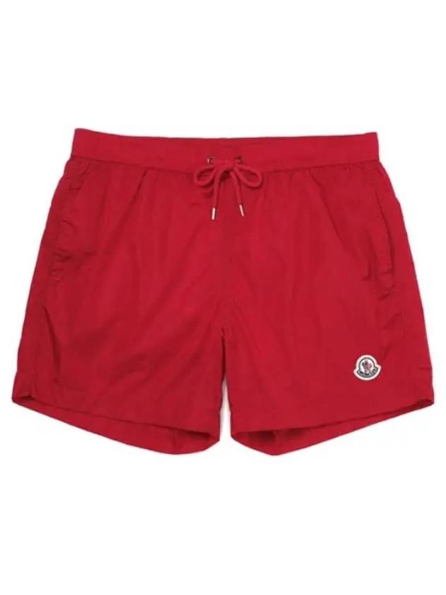 Logo Nylon Swim Shorts Red - MONCLER - BALAAN 2