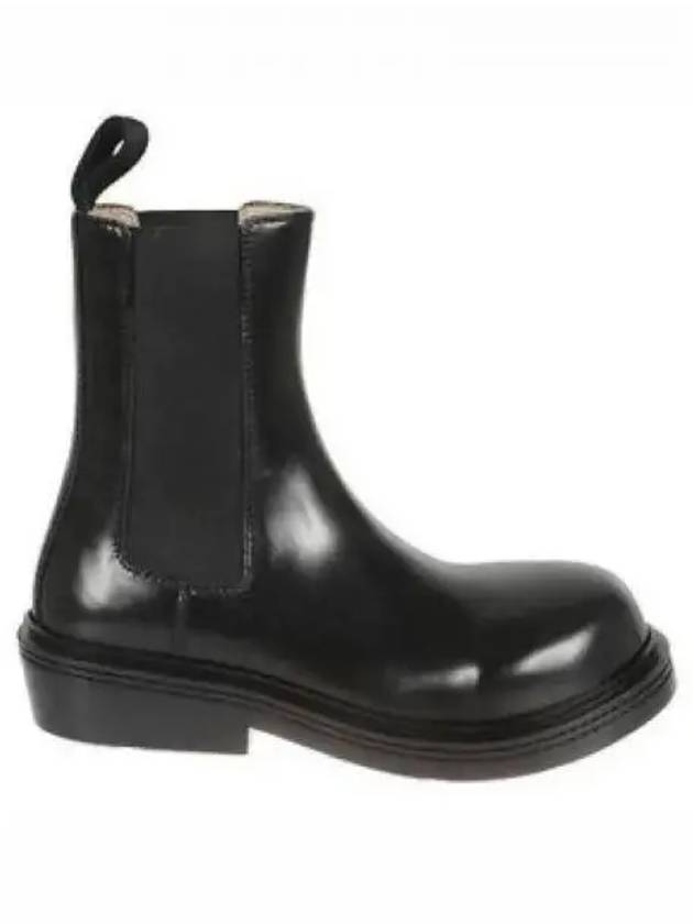 Fireman Chelsea Leather Ankle Boots Black - BOTTEGA VENETA - BALAAN 2