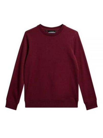 Alpha Crewneck Sweater Cabernet - J.LINDEBERG - BALAAN 2