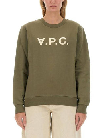 Grand VPC Sweatshirt Military Khaki - A.P.C. - BALAAN 1