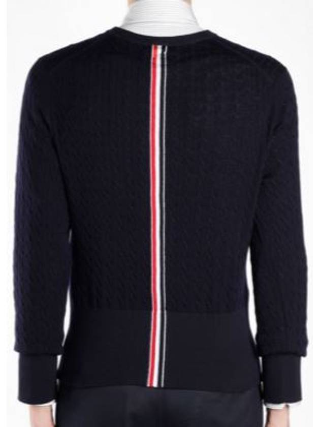 Three stripes signature sweater knit mka162a 03960 - THOM BROWNE - BALAAN 1