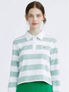 Striped collar sweatshirt MINT - 20THHOLE - BALAAN 4