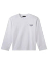 Men's Oliver Logo Long Sleeve T-Shirt White - A.P.C. - BALAAN 2