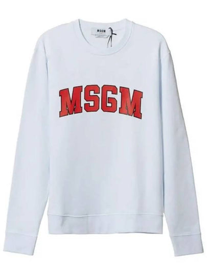 Logo Print Sweatshirt Red White - MSGM - BALAAN 2