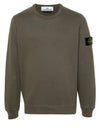 Wappen Patch Crew Neck Cotton Sweatshirt Brown - STONE ISLAND - BALAAN 2