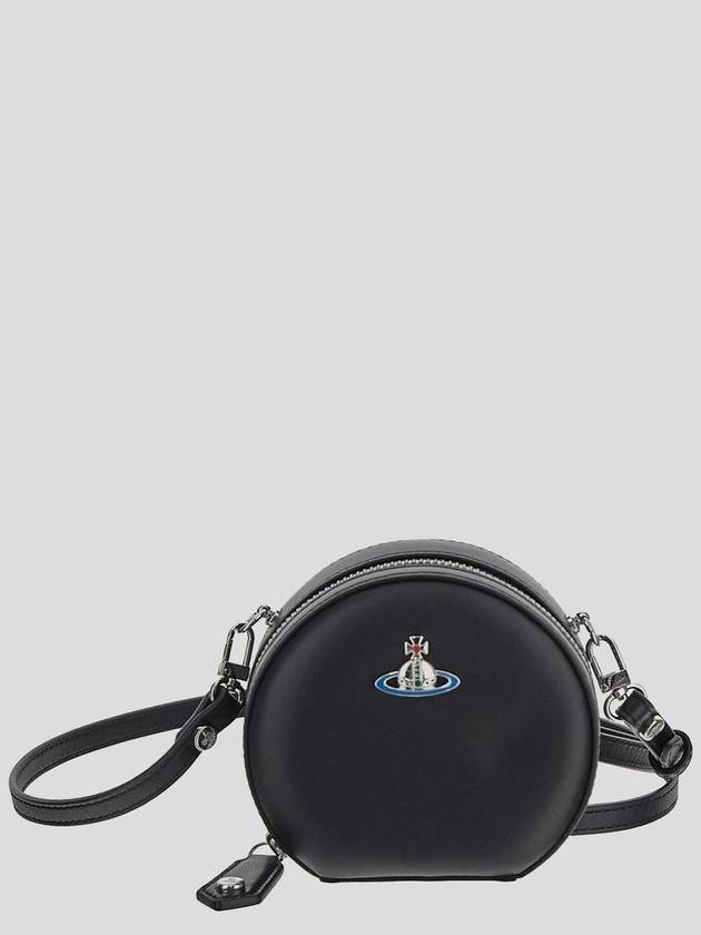 ORB Plaque Cross Bag Black - VIVIENNE WESTWOOD - BALAAN 7