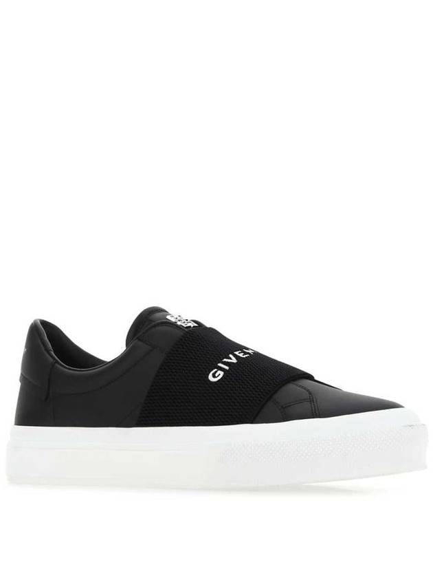 City Court Band Logo Low Top Sneakers Black - GIVENCHY - BALAAN 3