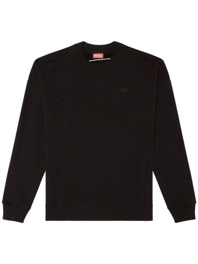 Men's Logo Embroidery Sweatshirt Black - DIESEL - BALAAN 2