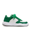 Wayne OG Sole Leather Low Top Sneakers Green White - MAISON MIHARA YASUHIRO - BALAAN 1