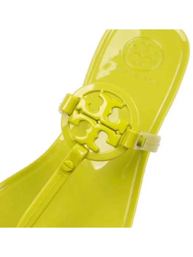 Mini Miller Jelly Flip Flops Green - TORY BURCH - BALAAN 8