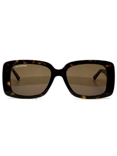 Eyewear BB Logo Square Sunglasses Brown - BALENCIAGA - BALAAN 1