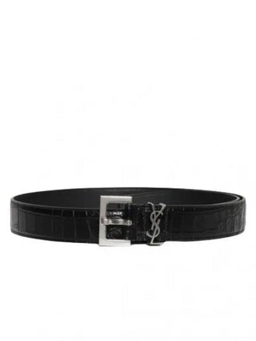 Monogram Logo Belt Men s Waistband - SAINT LAURENT - BALAAN 1