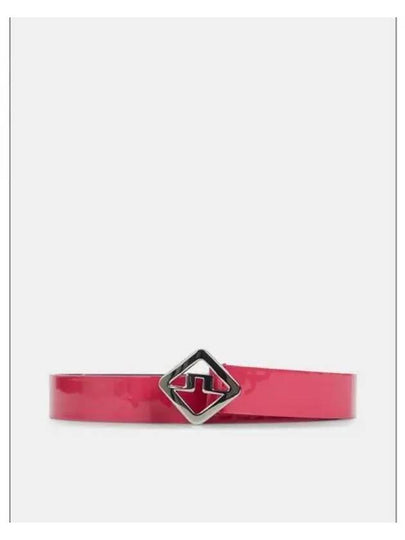 Diana High Shine Leather Golf Belt Rose Red - J.LINDEBERG - BALAAN 2