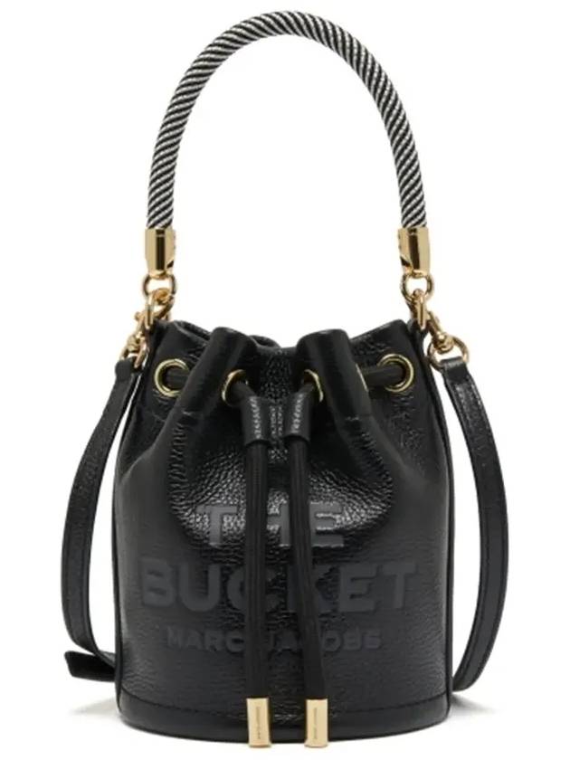 Micro Leather Mini Bucket Bag Black - MARC JACOBS - BALAAN 5