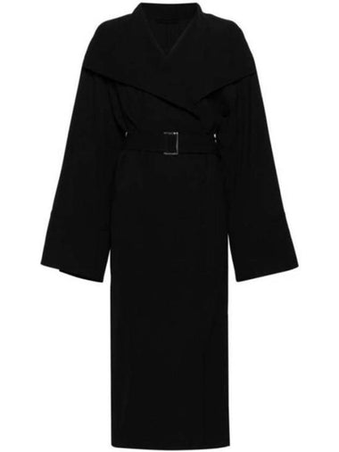 Coat 243 WRO3318 FB0187 001 Black - TOTEME - BALAAN 1